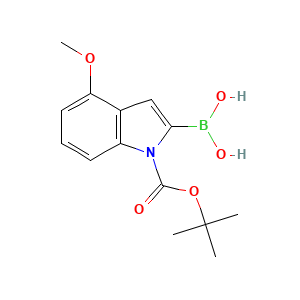 (1-(tert-Butoxycarbonyl)-4-methoxy-1H-indol-2-yl)boronic acid