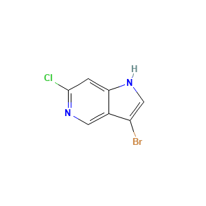 3-Bromo-6-chloro-1H-pyrrolo(3,2-c)pyridine