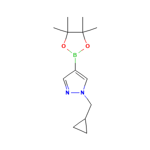 1-(cyclopropylmethyl)-4-(4,4,5,5-tetramethyl-1,3,2-dioxaborolan-2-yl)-1H-pyrazole