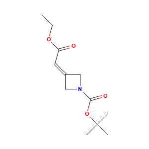 tert-Butyl 3-(2-ethoxy-2-oxoethylidene)azetidine-1-carboxylate