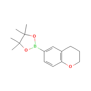 2-(3,4-dihydro-2H-1-benzopyran-6-yl)-4,4,5,5-tetramethyl-1,3,2-dioxaborolane