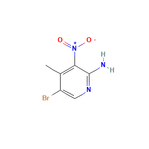 2-Amino-5-bromo-4-methyl-3-nitropyridine