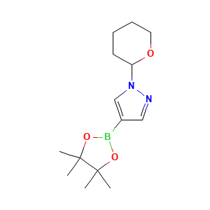 1-(oxan-2-yl)-4-(4,4,5,5-tetramethyl-1,3,2-dioxaborolan-2-yl)-1H-pyrazole