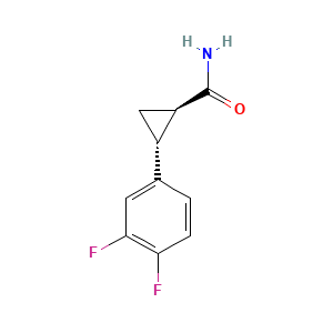 (1R,2R)-2-(3,4-difluorophenyl)cyclopropane-1-carboxamide