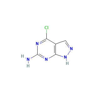 4-chloro-1H-pyrazolo[3,4-d]pyrimidin-6-amine