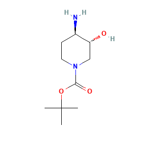rac-tert-butyl (3R,4R)-4-amino-3-hydroxypiperidine-1-carboxylate