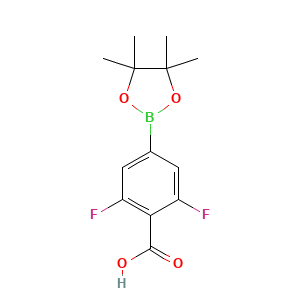 2,6-Difluoro-4-(4,4,5,5-tetramethyl-1,3,2-dioxaborolan-2-yl)benzoic acid