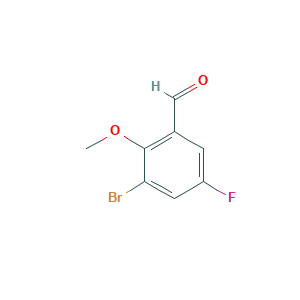 3-Bromo-5-fluoro-2-methoxybenzaldehyde