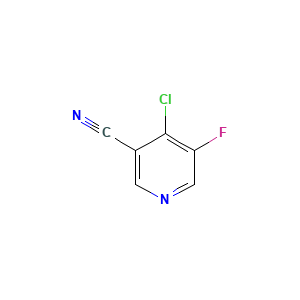 3-Pyridinecarbonitrile, 4-chloro-5-fluoro-