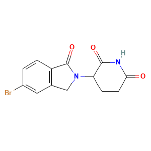 3-(5-Bromo-1-oxoisoindolin-2-yl)piperidine-2,6-dione