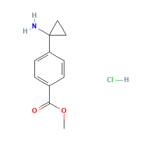 Methyl 4-(1-aminocyclopropyl)benzoate hydrochloride