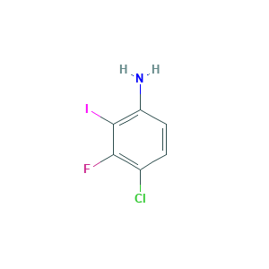 4-Chloro-3-fluoro-2-iodoaniline