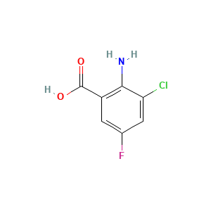 2-Amino-3-chloro-5-fluorobenzoic acid