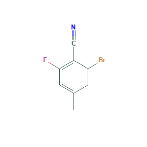 2-Bromo-6-fluoro-4-methylbenzonitrile