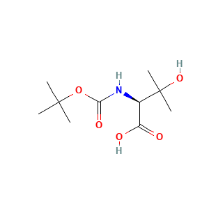 (2S)-2-{[(tert-butoxy)carbonyl]amino}-3-hydroxy-3-methylbutanoic acid