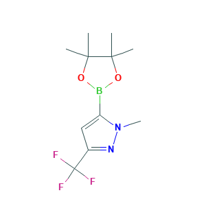 1-methyl-5-(4,4,5,5-tetramethyl-1,3,2-dioxaborolan-2-yl)-3-(trifluoromethyl)-1H-pyrazole
