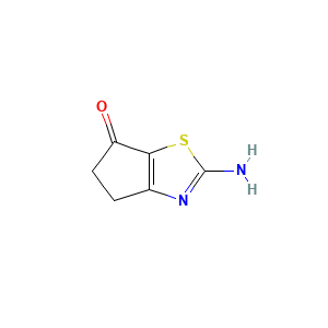 2-amino-4H,5H,6H-cyclopenta(d)(1,3)thiazol-6-one