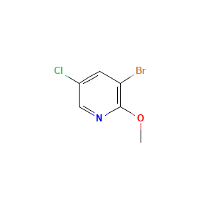 3-Bromo-5-chloro-2-methoxypyridine