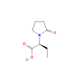2-(2-Oxopyrrolidin-1-yl)butanoic acid, (2S)-
