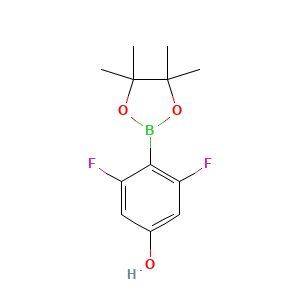 3,5-Difluoro-4-(4,4,5,5-tetramethyl-1,3,2-dioxaborolan-2-YL)phenol