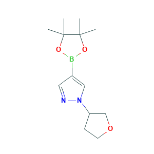 1-(Tetrahydrofuran-3-YL)-4-(4,4,5,5-tetramethyl-1,3,2-dioxaborolan-2-YL)-1H-pyrazole
