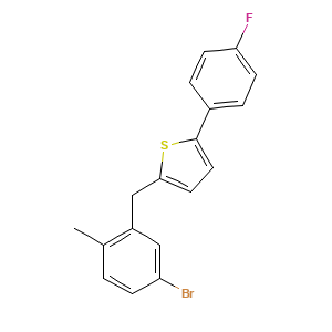 2-(5-Bromo-2-methylbenzyl)-5-(4-fluorophenyl)thiophene