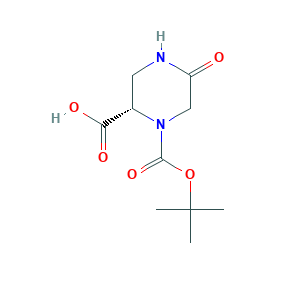 (S)-1-(tert-Butoxycarbonyl)-5-oxopiperazine-2-carboxylic acid