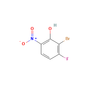 2-Bromo-3-fluoro-6-nitrophenol