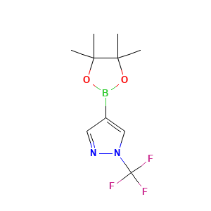 4-(4,4,5,5-Tetramethyl-1,3,2-dioxaborolan-2-yl)-1-(trifluoromethyl)-1H-pyrazole