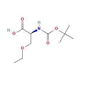 N-(tert-Butoxy(hydroxy)methylidene)-O-ethylserine