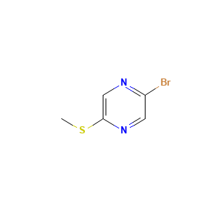 2-Bromo-5-(methylsulfanyl)pyrazine