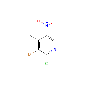 3-Bromo-2-chloro-4-methyl-5-nitropyridine