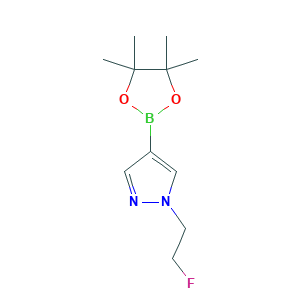 1-(2-fluoroethyl)-4-(4,4,5,5-tetramethyl-1,3,2-dioxaborolan-2-yl)-1H-pyrazole
