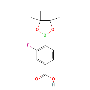 4-Carboxy-2-fluorophenylboronic acid, pinacol ester