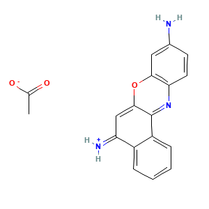 5,9-Diaminobenzo[a]phenoxazin-7-ium acetate