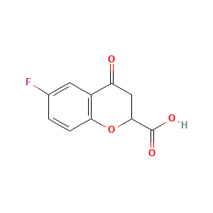 6-fluoro-4-oxo-3,4-dihydro-2H-1-benzopyran-2-carboxylic acid
