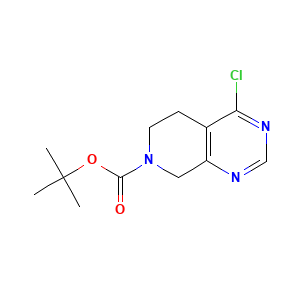 tert-butyl 4-chloro-5H,6H,7H,8H-pyrido(3,4-d)pyrimidine-7-carboxylate