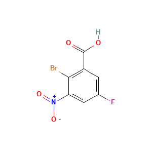 2-Bromo-5-fluoro-3-nitrobenzoic acid