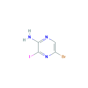 5-Bromo-3-iodopyrazin-2-amine