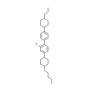 2-Fluoro-4-(trans-4-pentylcyclohexyl)-4'-(trans-4-propylcyclohexyl)biphenyl