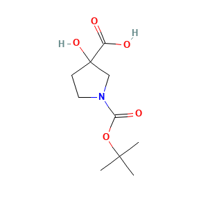 1-((Tert-butoxy)carbonyl)-3-hydroxypyrrolidine-3-carboxylic acid