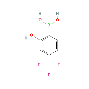 [2-Hydroxy-4-(trifluoromethyl)phenyl]boronic acid