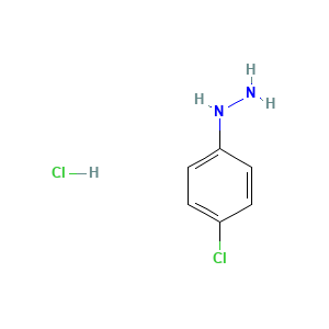 Hydrazine, (4-chlorophenyl)-, hydrochloride (1:1)