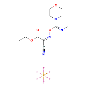 (((Z)-(1-Cyano-2-ethoxy-2-oxoethylidene)amino)oxy)-N,N-dimethyl(morpholin-4-yl)methaniminium hexafluorophosphate