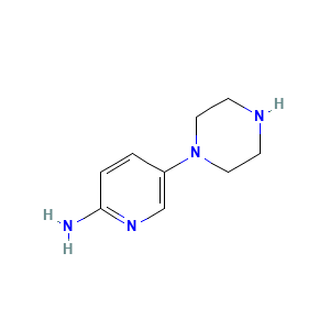 5-(1-Piperazinyl)-2-pyridinamine