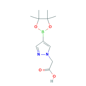 4-(4,4,5,5-Tetramethyl-1,3,2-dioxaborolan-2-yl)-1H-pyrazole-1-acetic acid