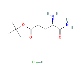 tert-butyl (4S)-4-amino-4-carbamoylbutanoate hydrochloride