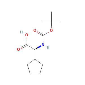 (2S)-2-{[(tert-butoxy)carbonyl]amino}-2-cyclopentylacetic acid