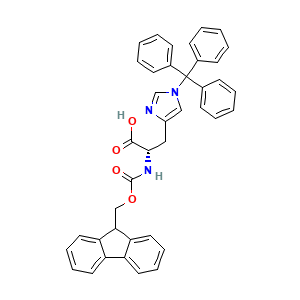 N-((9H-Fluoren-9-ylmethoxy)carbonyl)-1-(triphenylmethyl)-L-histidine