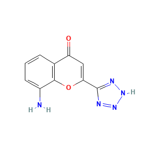 8-Amino-2-(2H-tetrazol-5-yl)-4H-1-benzopyran-4-one
